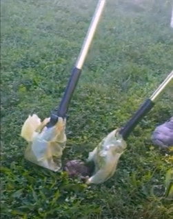 GoGo Stik Scoop Set, ST pooper scooper and Dootie Rake